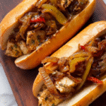 Chicken Cheesesteak Sandwiches