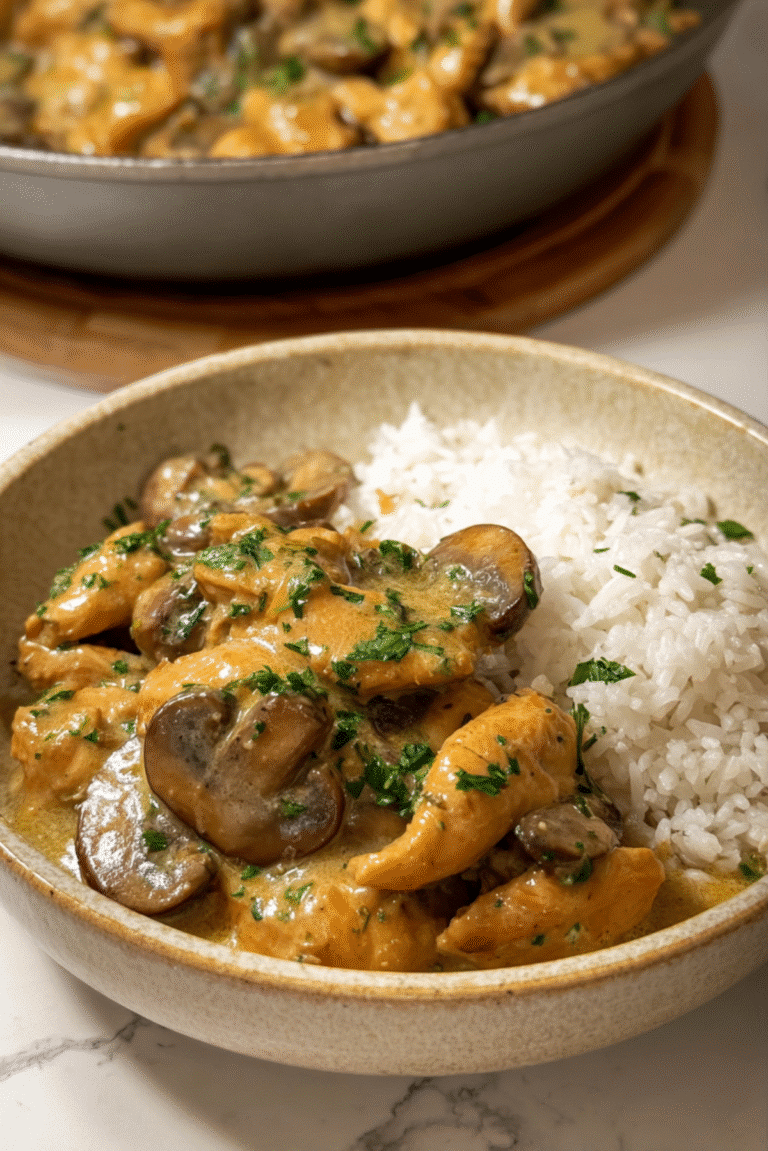 Chicken Stroganoff
