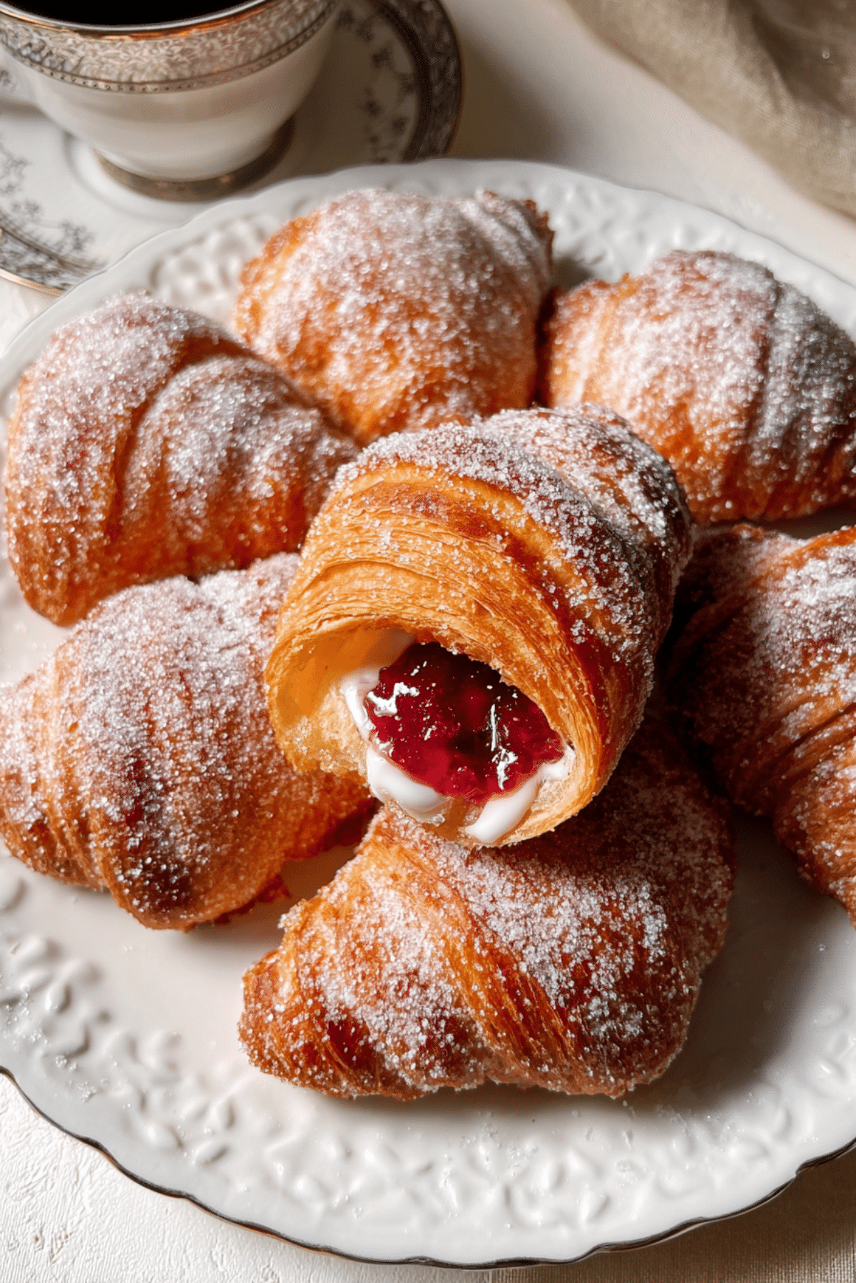 Croissant-Shaped Donuts