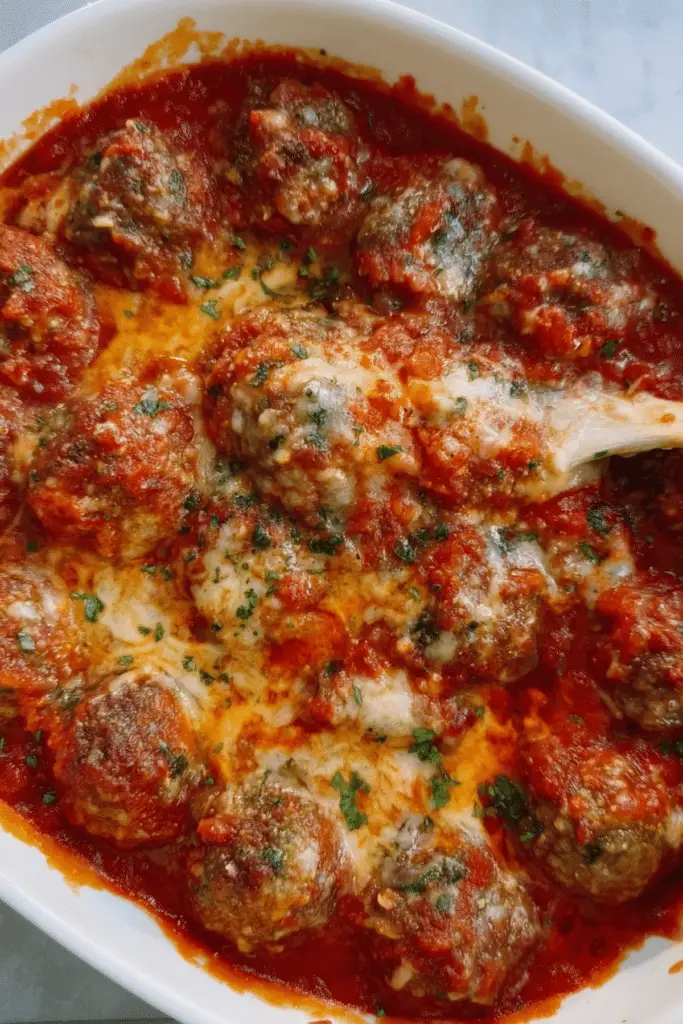 Classic Baked Italian Meatballs
