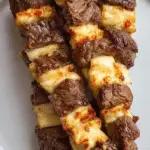 Cheesy Beef Skewers