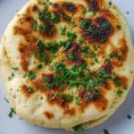 Cheese Stuffed Herb Pita