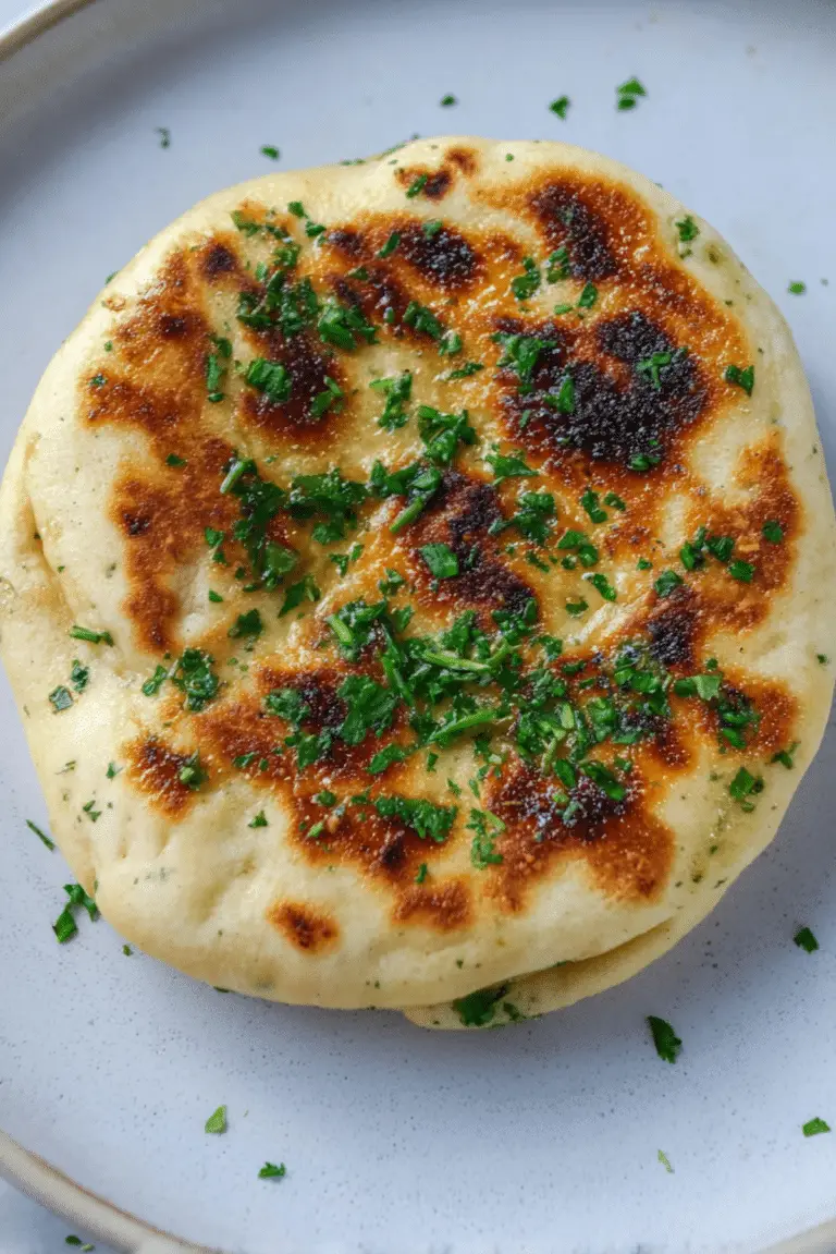 Cheese Stuffed Herb Pita