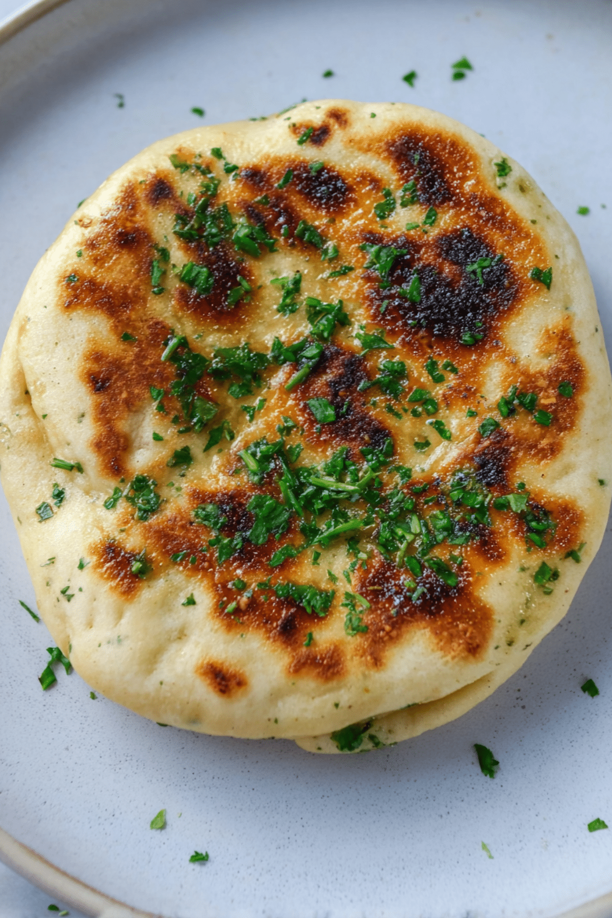 Cheese Stuffed Herb Pita