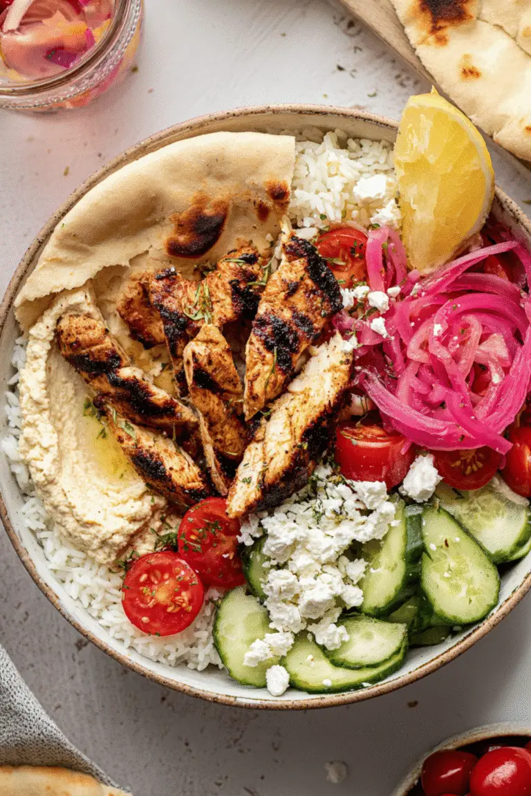 Hummus Chicken Bowls
