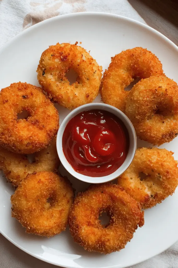 Crispy Chicken and Potato Doughnuts