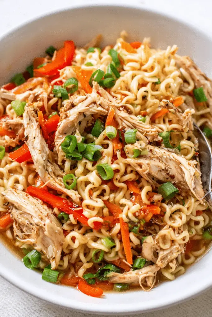Crockpot Chicken Ramen