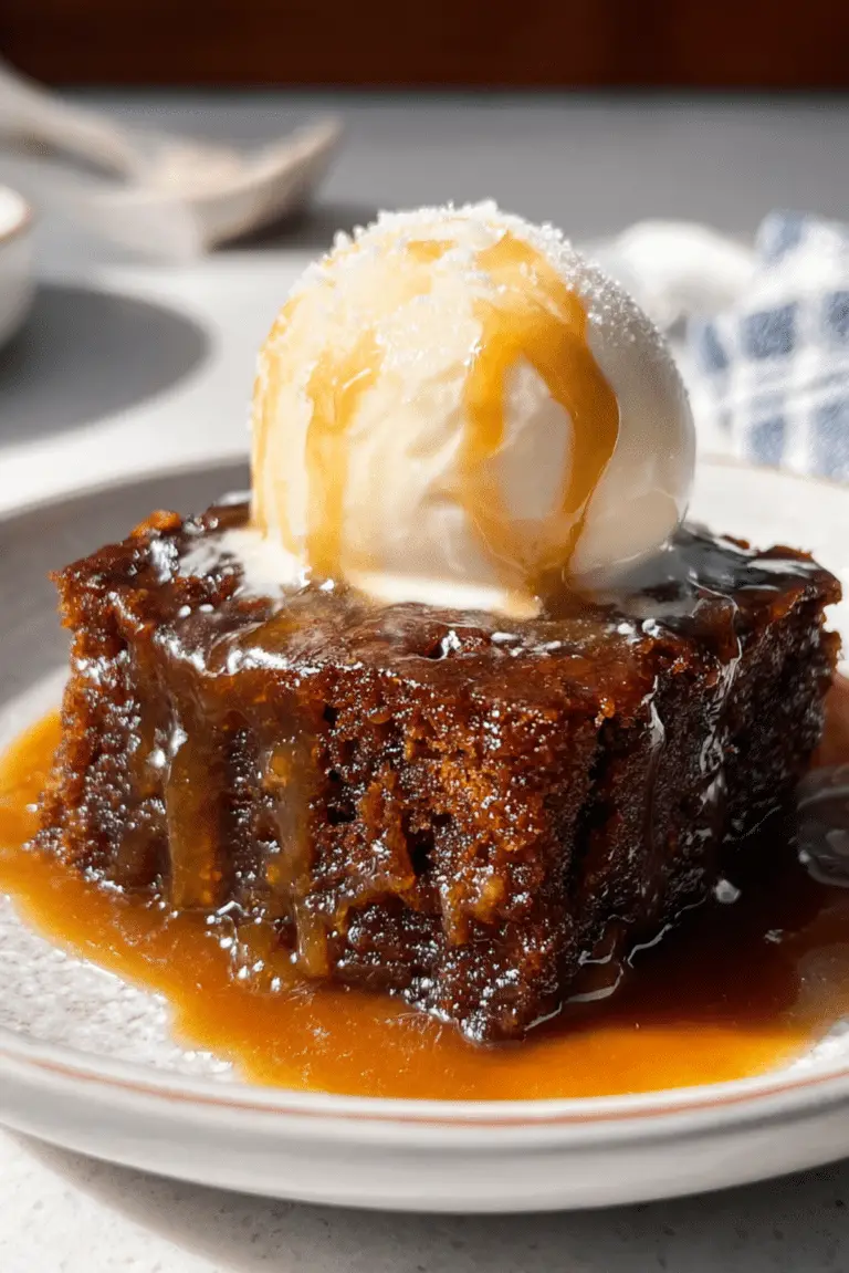 Gingerbread Sticky Toffee Pudding