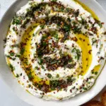 Whipped Ricotta with Garlic & Herb Dipping Oil