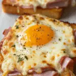 Air Fryer Croque Monsieur Sandwich