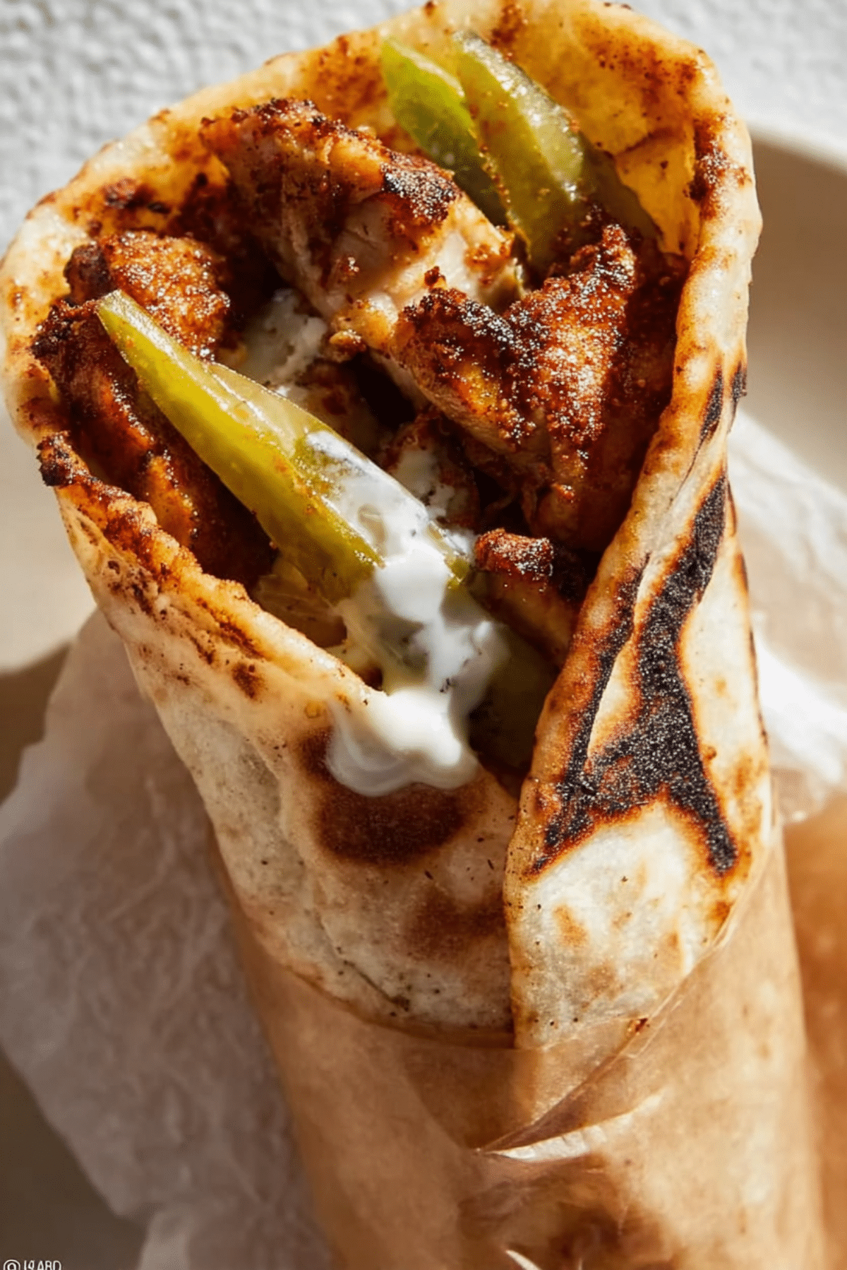 Lebanese Grilled Chicken Shawarma