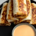 Loaded Cheesy Southwest Beef Burritos