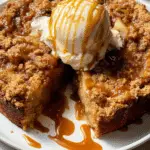 Brown Butter Apple Crumble Cake