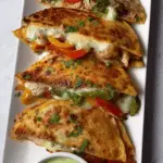 Crispy Chicken Fajita Quesa-Tacos
