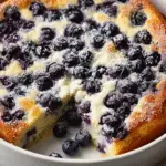 Blueberry Cottage Cheese Breakfast Bake