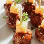 Hawaiian Meatballs Crockpot