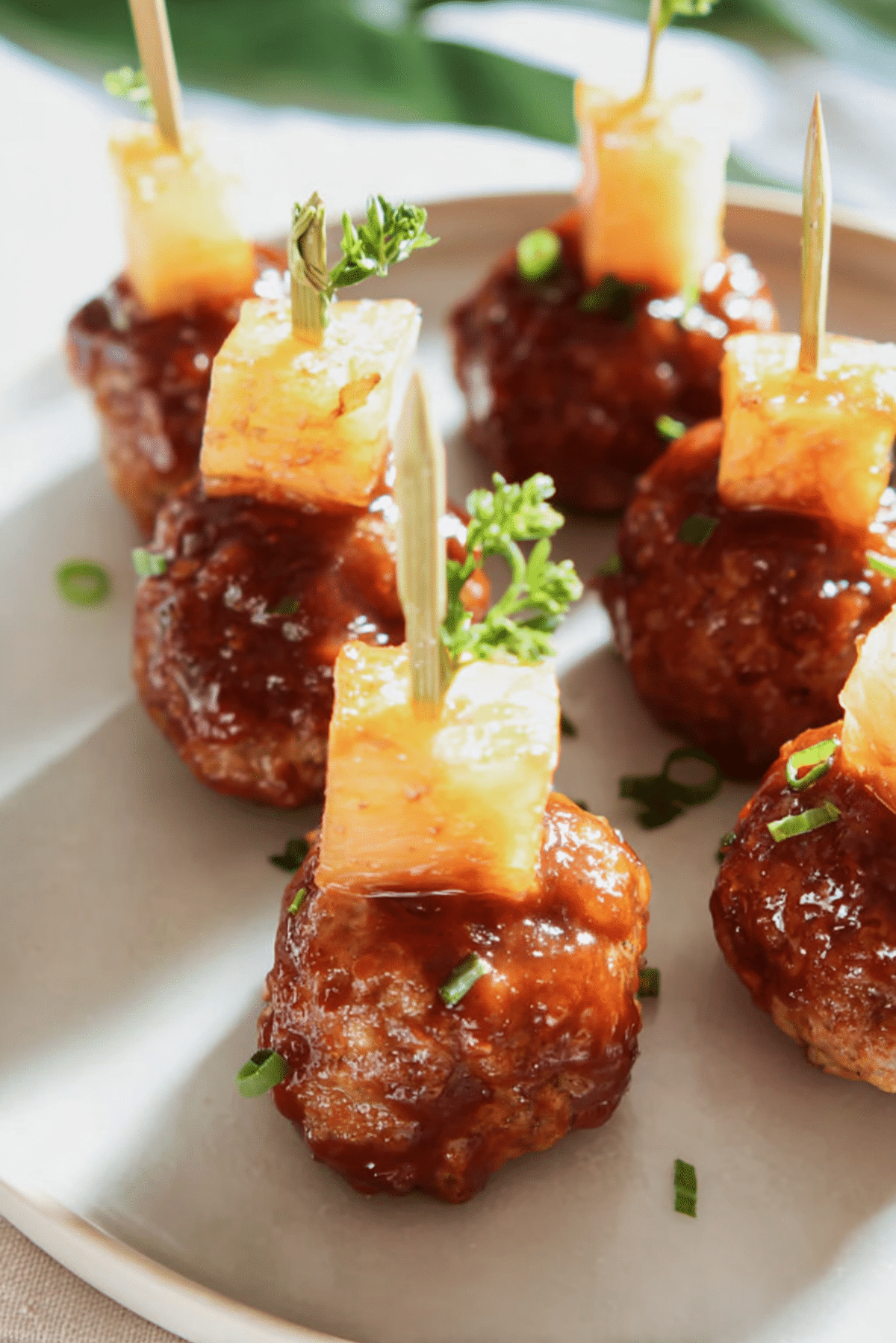 Hawaiian Meatballs Crockpot