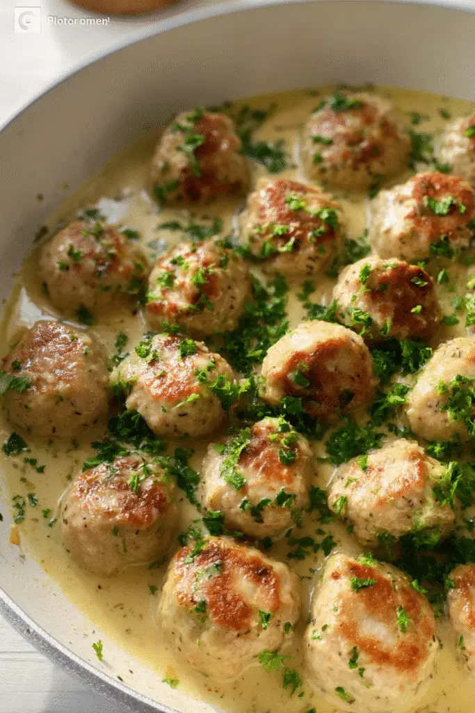 Chicken Piccata Meatballs