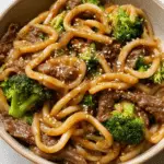 Easy Beef Udon Noodles