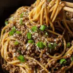 Mongolian Ground Beef Noodles