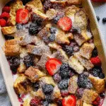 Berries & Cream French Toast Bake