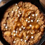 Apple Pie Brown Butter Oatmeal Cookie Skillet
