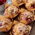 Lemon Raspberry White Chocolate Muffins