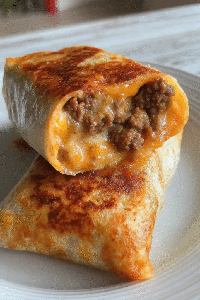 Grilled Cheese Burritos