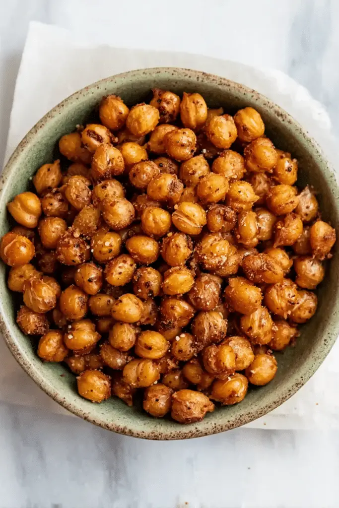 Crispy Roasted Chickpeas in 30 Minutes or Less