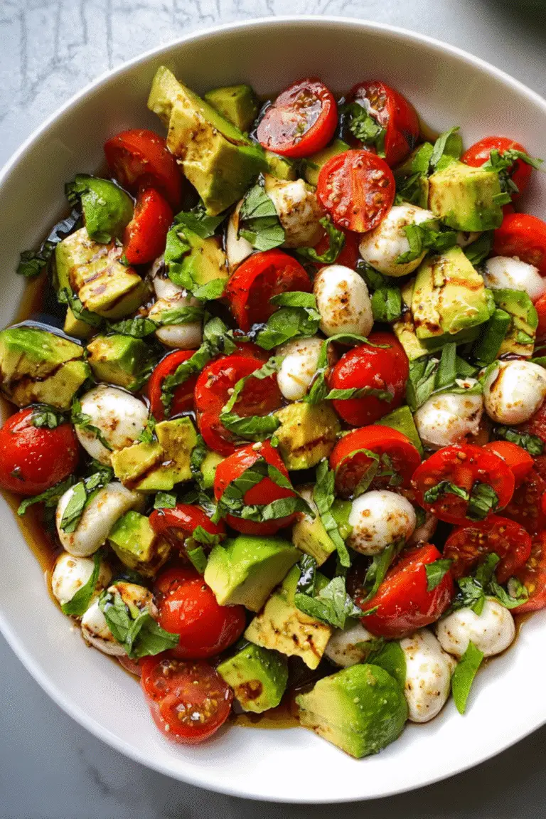 Avocado Caprese Salad