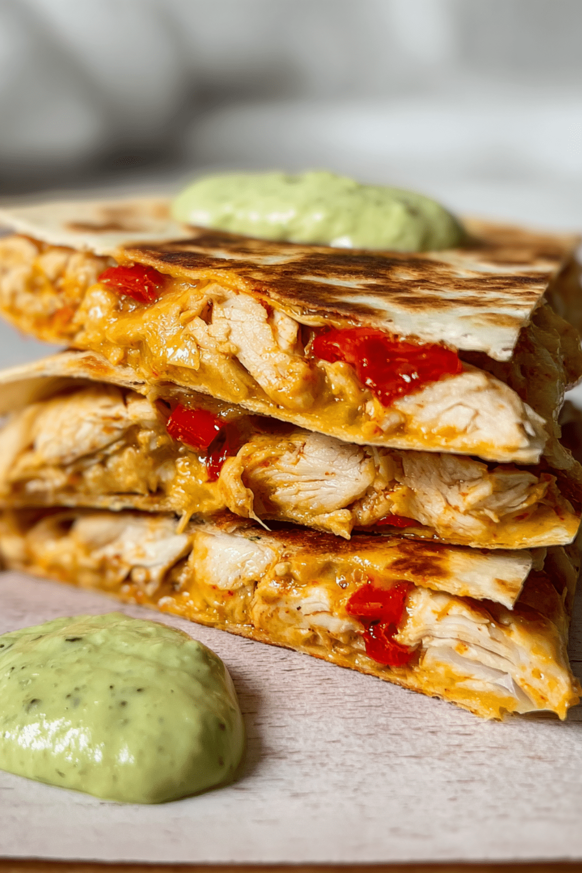 High Protein Chicken Quesadilla
