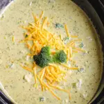 Easy Crock Pot Broccoli Cheese Soup