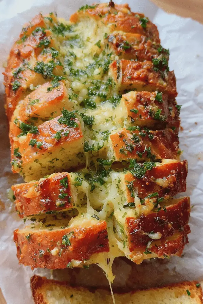 Cheesy Garlic Pull Apart Bread