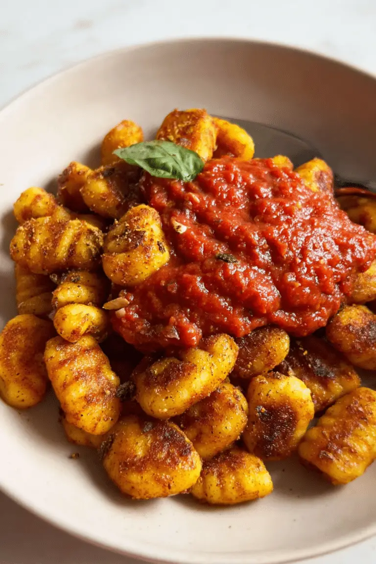 Air Fryer Crispy Gnocchi Recipe