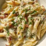 Pasta Carbonara with Gorgonzola