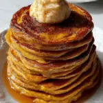 Pumpkin Cinnamon Roll Pancakes
