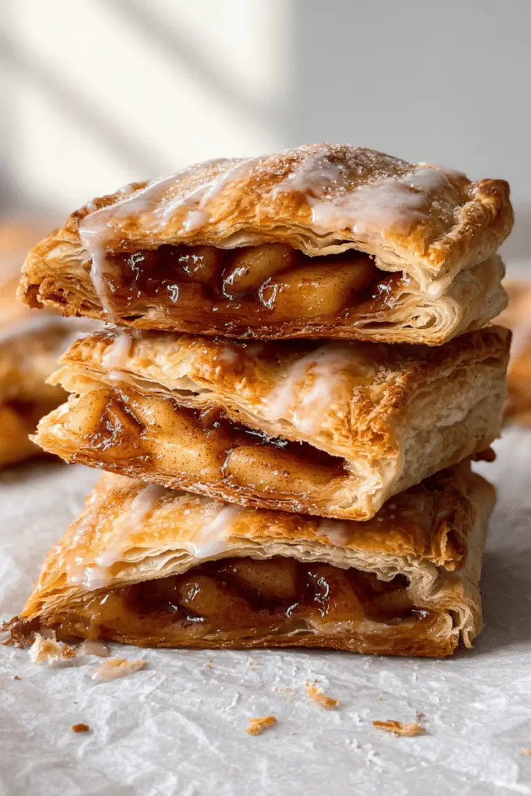 Homemade Apple Brown Sugar Cinnamon Toaster Strudels