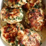 Spinach & Feta Chicken Burgers