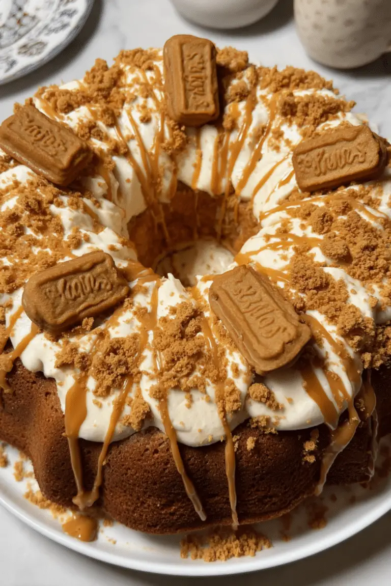 Biscoff Bundt Cake