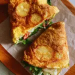 Crispy Potato-Egg Wrap in 10 Minutes