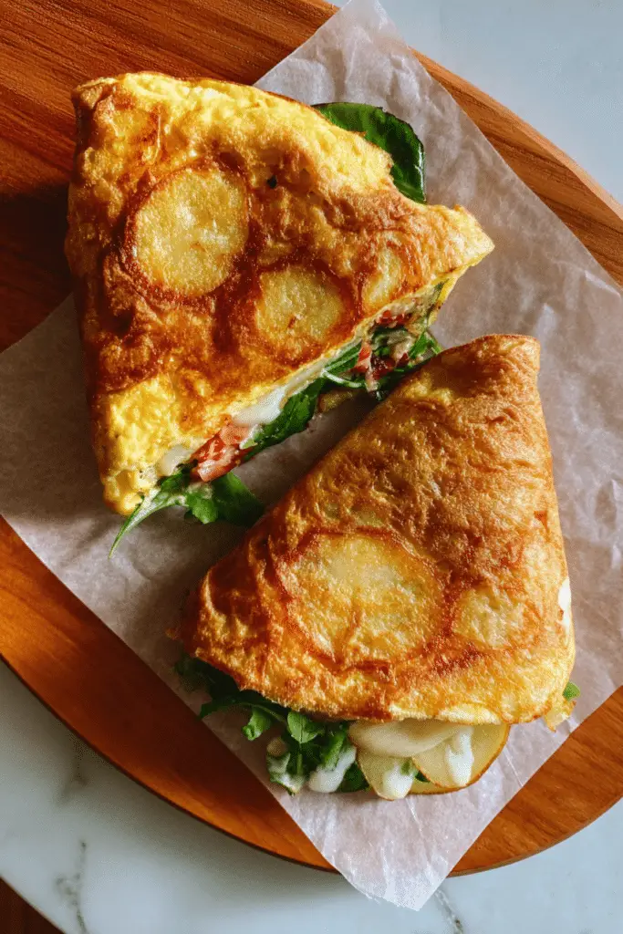 Crispy Potato-Egg Wrap in 10 Minutes