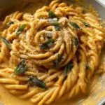 Brown Butter Pumpkin Alfredo with Colonne Pompeii Pasta