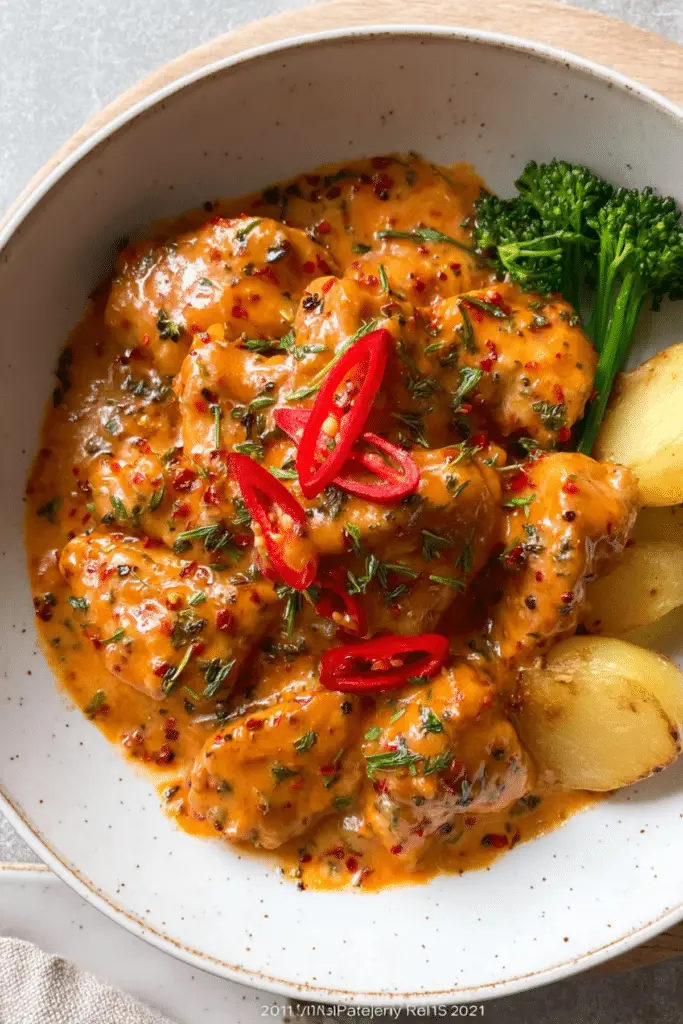 Creamy Sweet Chilli Chicken