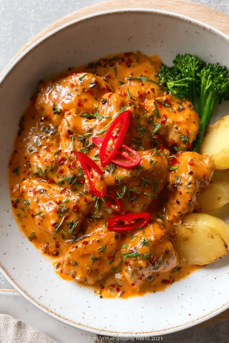 Creamy Sweet Chilli Chicken