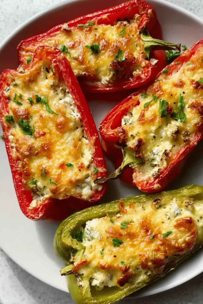 Gefüllte Paprika mit Feta