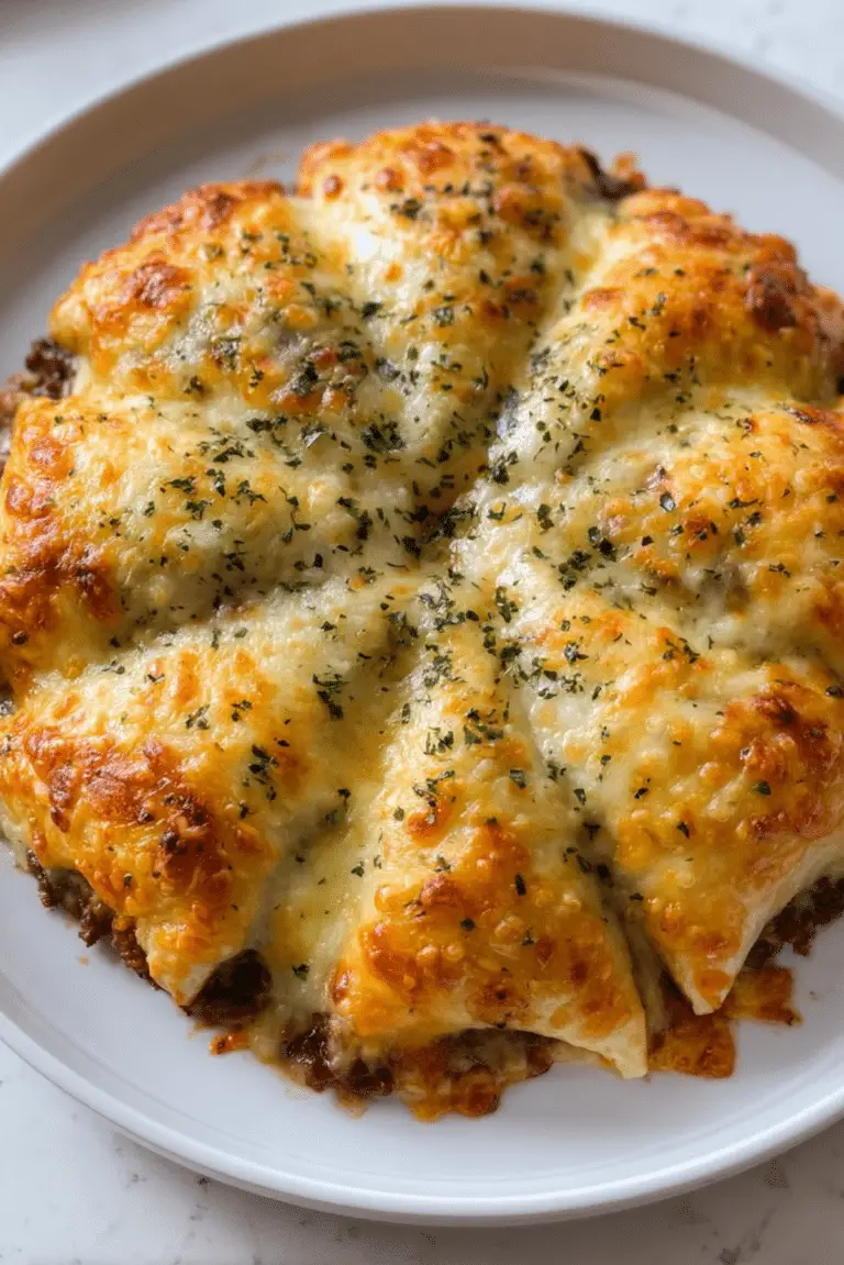 Cheesy Beef Pockets