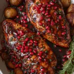 Pomegranate Glazed Turkey Breasts