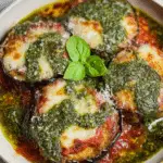 Grilled Eggplant Parmesan with Pesto