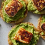 Halloumi Avocado Galette