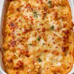 Creamy Garlic and Roasted Red Pepper Pasta Bake